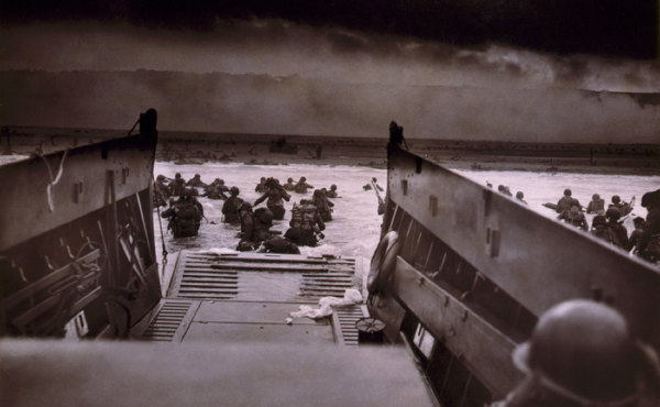 An image of the D-Day landings