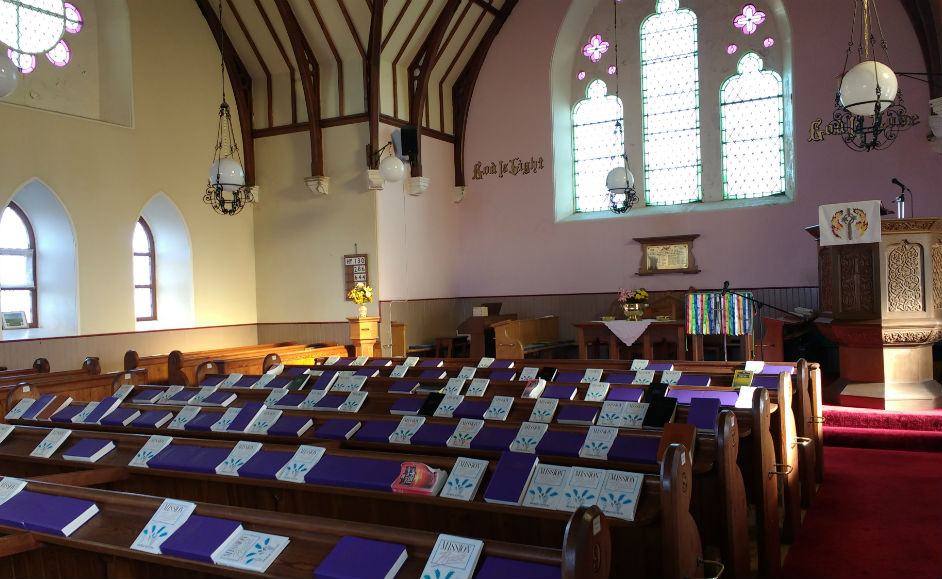 Inside Tiree Parish Church
