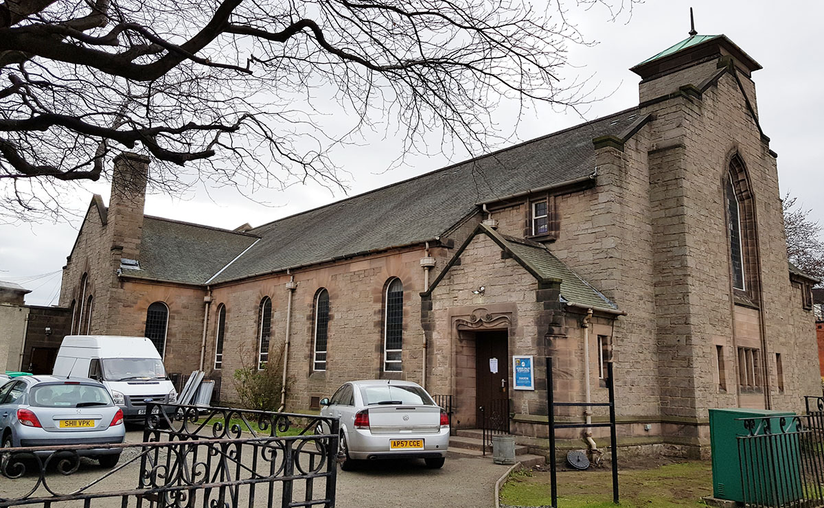 The outside of the St Aidan's Parish Church building