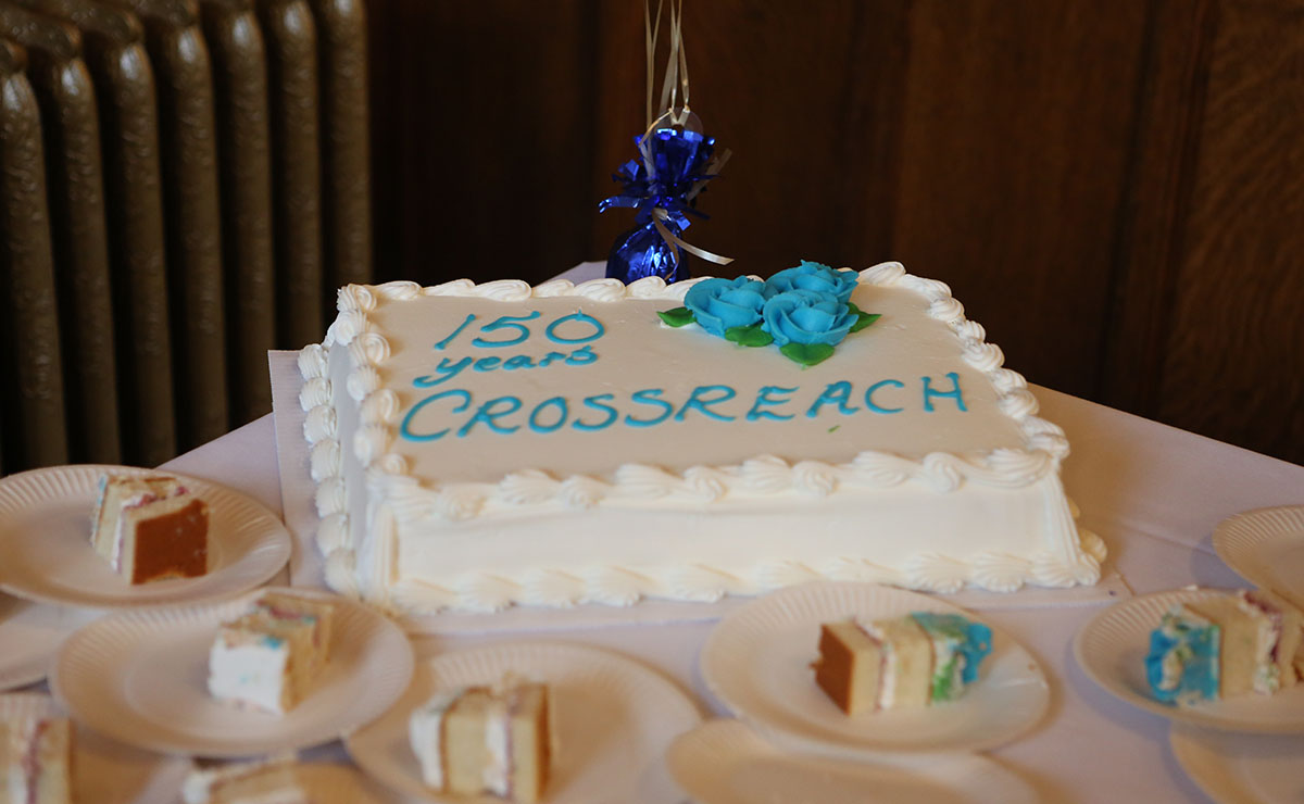 CrossReach's 150th birthday cake