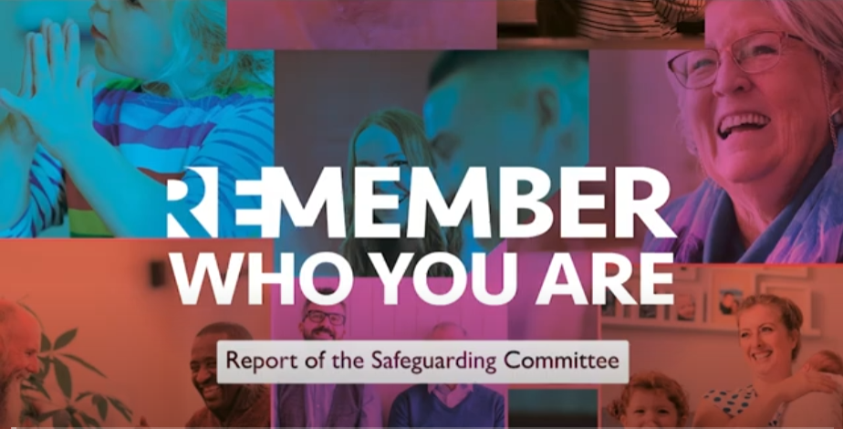 Title card reading Report of the Safeguarding Committee