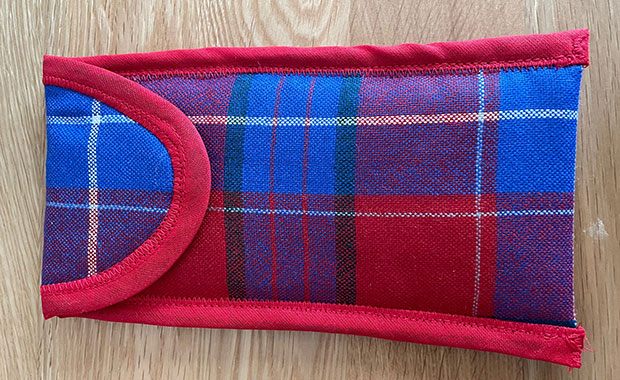 Tartan eyeglass case