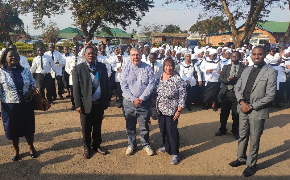 At the congregation of Livingstonia in Malawi