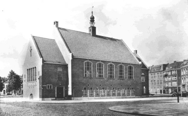 The newly re-built church taken in 1952