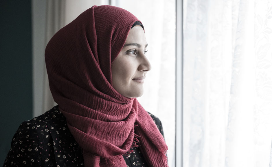 Muslim woman wearing a hijab