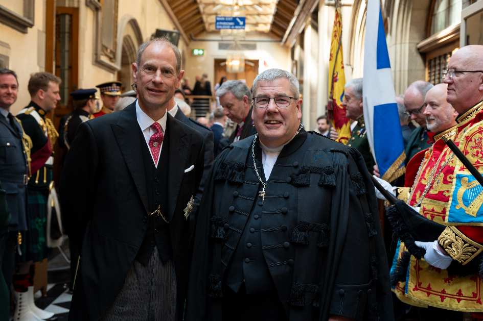 Duke Of Edinburgh And Rt Rev Dr Shaw Paterson