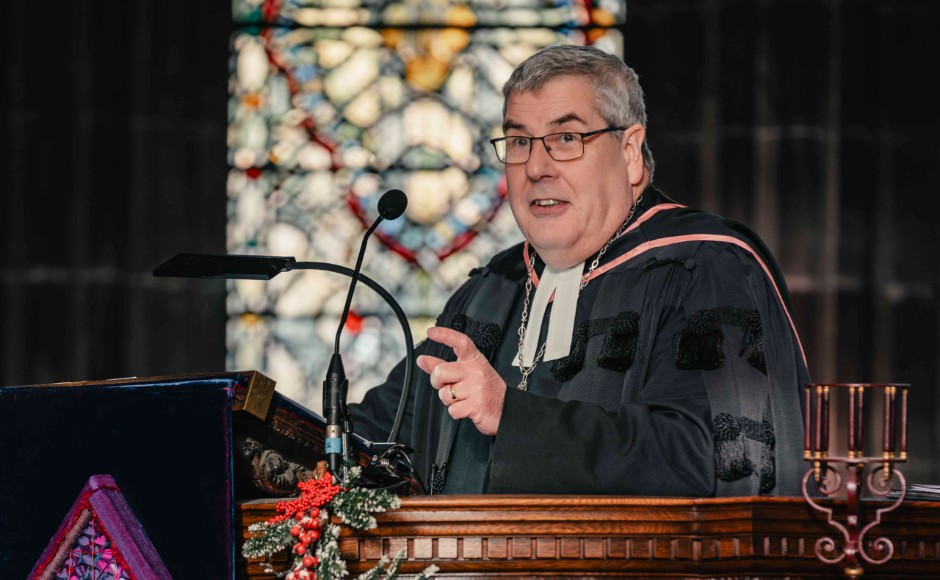 Rt Rev Dr Shaw Patterson preaching