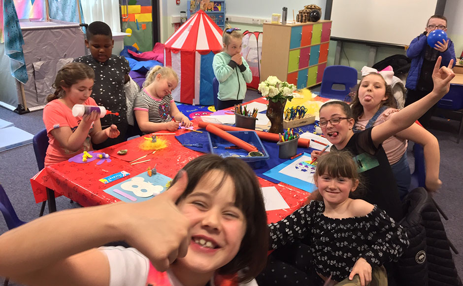 Children at St Mark's Church's holiday club