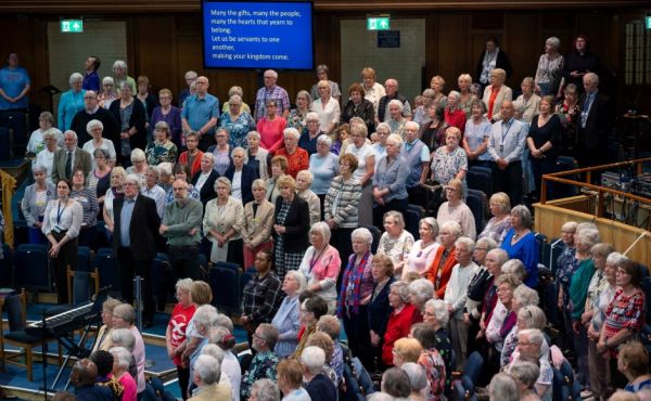 A photo of the Guild Big Sing at the General Assembly