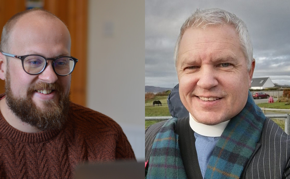 Rev Andrew Barrie and Rev Scott Burton