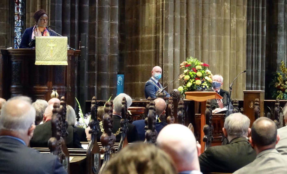 The Climate Sunday service took place at Glasgow Cathedral
