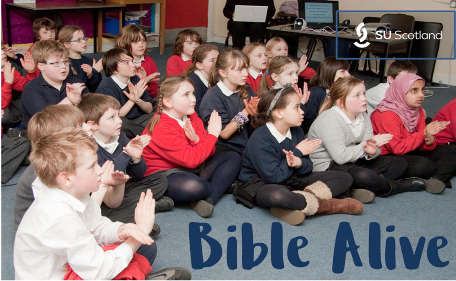 Children at a school assembly