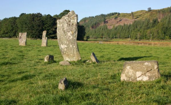 Standing stones near Kilmartin, Argyll