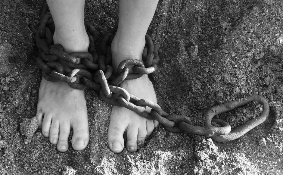 slavery in chains