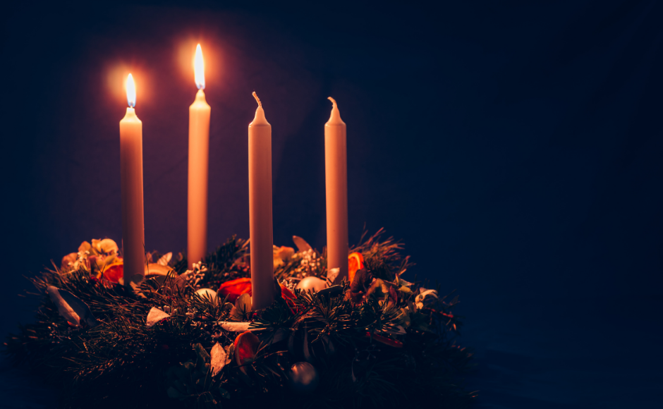 second sunday of advent candle